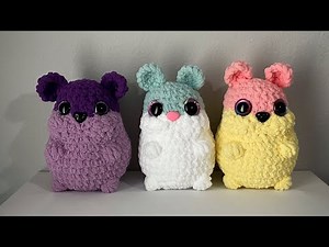 Hipster Hamster Cheeks Crochet Tutorial