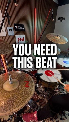 Easy Drum Beat For Beginner Drummers 🥁 #drums