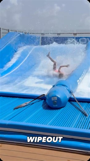 Flow Rider on Royal Caribbean’s Icon of the Seas 💦 #wipeouts #flowrider #cruise #familyvacation #familyfun #familyof6 #familyvlog #vacationvlog #youtubers | Life As We Gomez