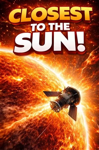 NASA’s Parker Probe Flies Through the Sun’s Atmosphere! 🚀 #space #shorts #nasa