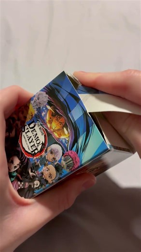 Opening a demon slayer mystery box! #shorts #shortvideo #demonslayer #demonslayerfigure