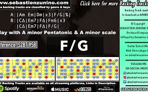 “轻松洒脱的” 即兴伴奏 in A minor