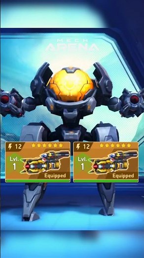 Solis + Gemini 12 🔥👆🏻| Mech Arena Gameplay #mecharena #mecharenarobotshowdown #gaming #shorts