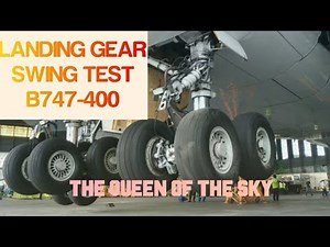 Landing Gear [Swing Test] of Boeing 747-400 | Aviation Daily | ATA Chapter 32