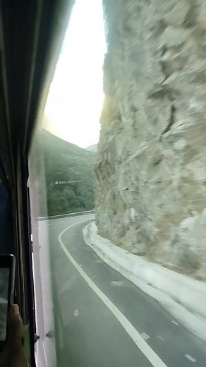 The road from Badrinath temple to Joshimath is dangerous. #Badrinathtemple..#solo travelers@ | Pavan Waman Kamble