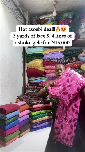 Asoebi ladies on a budget!!! The best is here for you😍 You can mix and match your colors according to your preference, send me that dm now🤭😉 Available in wholesale, retail and asoebi. To order, Kindly send a Dm or text 07048438576 Walk-in: NL 26 Zone 14 flowerpot shopping center, Aba, Abia state. Delivery: Worldwide 🌎 #asoebi #asoebiseries #TikTokFashion #asoebifabricvendor #fabricstoreinaba