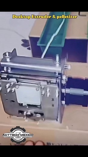 11K views · 82 reactions | Desktop mini extruder and pelletizer granules making machine #extruder #granules #pelletizer #miniextruder #granulesmaking #3Dline | Acttech Tecnología del Plastico | Facebook