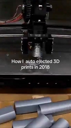 Brute force auto ejection from 2018 #3dprinting #3dprint #3dprinterbuild #mod #diy #reprap #stepper #automantion #steppermotor #3dprinter #abs #3dprinted #3dprintinglife #3dprints