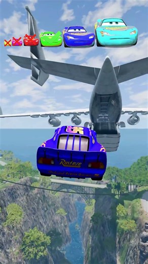 Big & Small Lightning Mcqueen Catching Fight Challenge