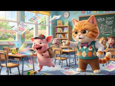 Farm School Opens BUT Animals Don’t Know How to Write ✏️ Classroom Routines, ABC Learning & Toddler