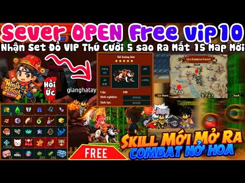 Ninja School Online Private Server Officially Opens, Free VIP10, Receive +16 Items, TL9 Launches ...