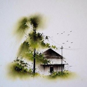 49K views · 1.5K reactions | Beautiful scenery drawing using oil pastels - easy drawing for beginner | Morning Drizzle | Facebook