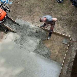 Concrete Slab for a Gazebo or Garden House | DIY & Crafts