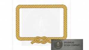 Nautical Rope Border SVG | Rectangular Knot Frame Vector | Digital Download for CNC, Laser, Cricut, Silhouette & Graphic Design - Etsy