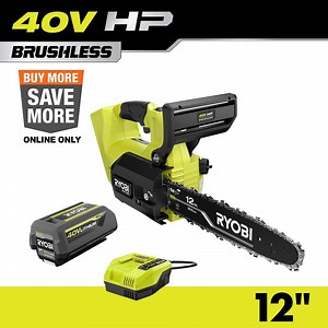 Reviews for RYOBI 40V HP Brushless 12 in. Top Handle Battery Chainsaw with 4.0 Battery and Charger | Pg 1 - The Home Depot