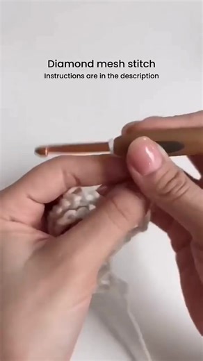 34K views · 302 reactions | Diamond mesh stitch  #crochet #crochetdress #crochetidea | Crochet Dresses | Facebook