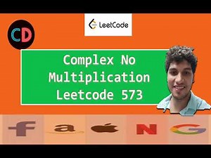Complex Number Multiplication | Leetcode Complex Number Multiplication 537 | Live coding session 🔥🔥🔥