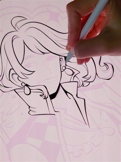 Howl and Calcifer Drawing from Howl's Moving Castle