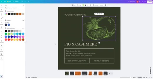Minimalist Box Label for Candle | Custom Candle Packaging Sticker | Elegant Jar or Box Label | Personalized Candle Branding Tag - Etsy