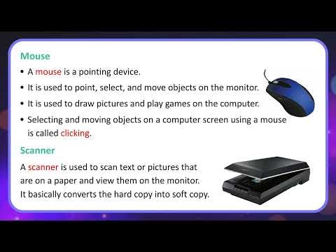 Input and Output Devices || Chapter-3 || Computer-2 || Class-2