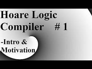 Intro | Compiler with Hoare logic | 1