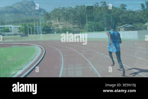 Animation of american football player over sports stadium. Sport and competition concept digitally generated image Stock Video Footage - Alamy