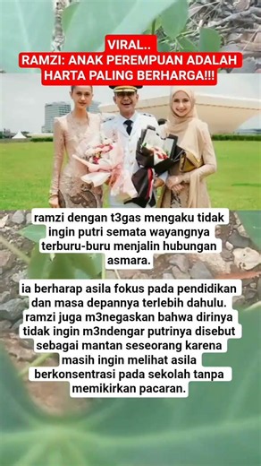 VIRAL.. ANAK PEREMPUAN ADALAH HARTA PALING BERHARGA!‼️#ramzi #beritaartis #beritaviral #foryou