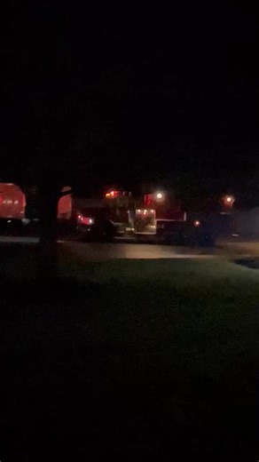 Tanker 3 (reserve) en route to assist Canton Twp with a structure fire. | Erie Valley Fire & Rescue