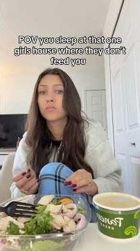 POV you sleep at that one friends house where they don’t feed you