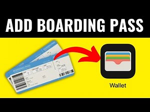 How to Add Boarding Pass to Apple Wallet 2025 (Very Easy)