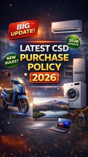 Latest CSD AFD Portal Purchase Policy 2026!