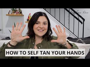 HOW TO SELF TAN YOUR HANDS | QUICK AND EASY TIPS BY A PRO SPRAY TAN ARTIST