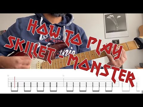 How to play Skillet - Monster on guitar
