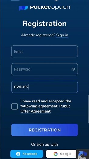 pocket option promo code Bonus 60%