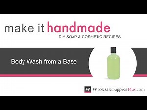 Make Body Wash with Essential Oils | Wholesale Supplies Plus Tutorial