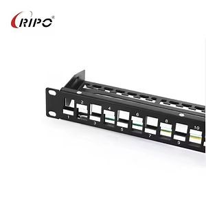 [Hot Item] Ripo Blank Shielded/Unshielded Patch Panel Wall/Rack Mount Network Cabling Management with EMI Protection