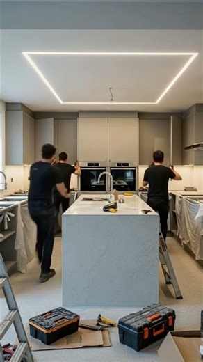Modern Gloss Kitchen Renovation | Satisfying Before After