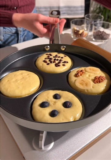 4 Varianti di Pancake con Yogurt Greco