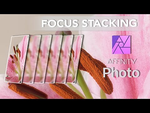 Focus stack 16 RAW images in Affinity Photo