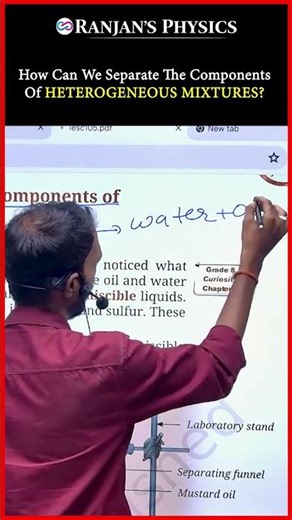 How Can We Separate the Components of Heterogeneous Mixtures?