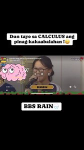Dun tayo sa CALCULUS ang pinag-kakaabalahan !😀 #rain #pbbrain #pbbhousemate2024 #PBBGen11 | Prof Math Wizard