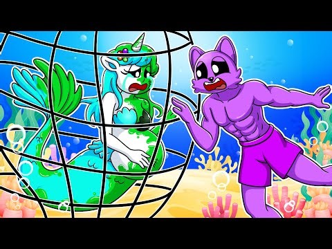 Prince Catnap's Heartwarming Crafty Corn Mermaid Rescue | SMILING CRITTERS & Poppy Playtime 3