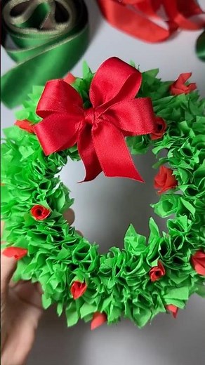 DIY🎄Christmas Wreath • Easy to make • Tutorial