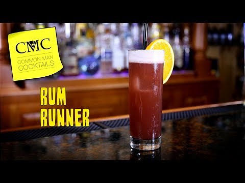 How To Make The Rum Runner Cocktail on The Rocks | Bartending 101