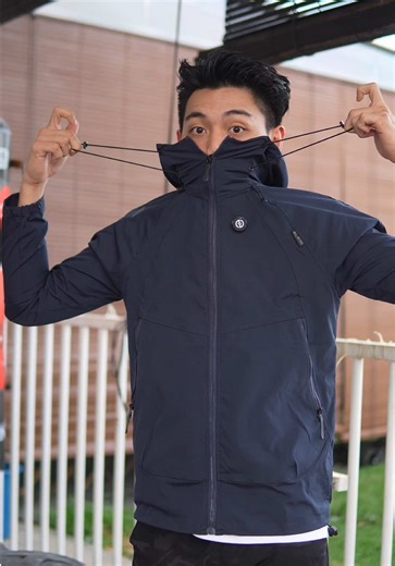 Bole tarik sampai muka tau😎 #windbreaker #elgini #jacketwindbreaker