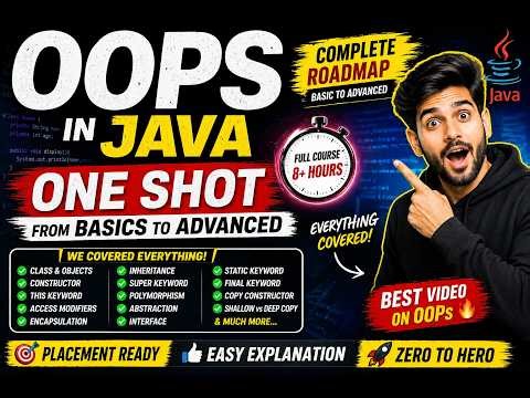 OOPs in Java Full Course | Basic to Advanced in One Shot | Placement Ready by pryzen coding School
