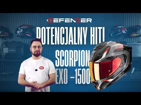 THIS HELMET HAS EVERYTHING TO BE A HIT! SCORPION EXO-1500!