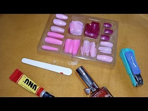 How To Apply Fake Nails At Home | Easy Tutorial For Beginners