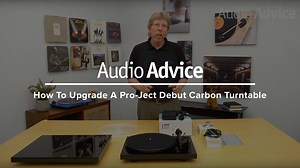 1.5K views · 37 reactions | Before you buy your next turntable, watch our How To Upgrade a Pro-Ject Debut Carbon DC Turntable. Buying a table that you can easily upgrade is smart route to go if you're one who likes to tinker with performance. It's also a wise investment as you don't have to buy a completely new table when you're ready for better sound. Watch the full video here: https://audioadvice.io/2KhC1dH | Audio Advice | Facebook