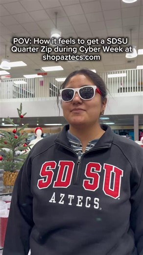 Cyber Week is making our future look a lot brighter 🤩 Shop and save with 25% OFF all the best in SDSU gear and gifts, only at ShopAztecs.com from NOVEMBER 24TH - DECEMBER 1ST. 🎁🎉 PLUS: only while supplies last, get the 2025 SDSU Collectible Holiday Bear, free gift with a purchase of $150 ! 🧸 Cannot be combined with other offers. Some exclusions apply. No rain checks. Discounts applied automatically to eligible items at checkout. No code required. Not valid on previous purchases. Sale ends 11